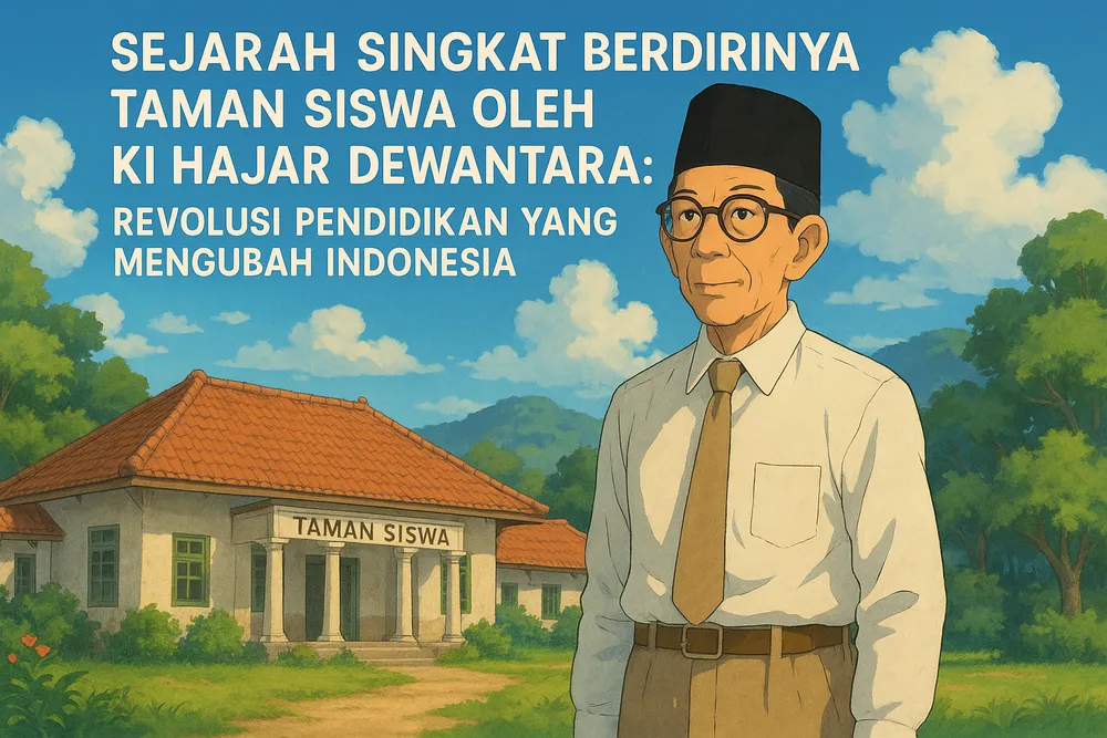Sejarah Singkat Berdirinya Taman Siswa oleh Ki Hajar Dewantara: Revolusi Pendidikan yang Mengubah Indonesia